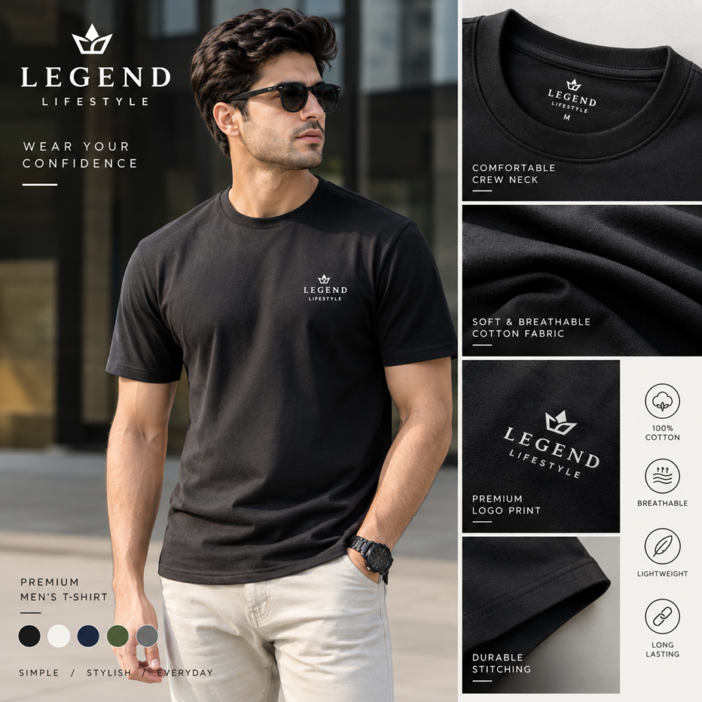 Mens Premium Cotton T-Shirt